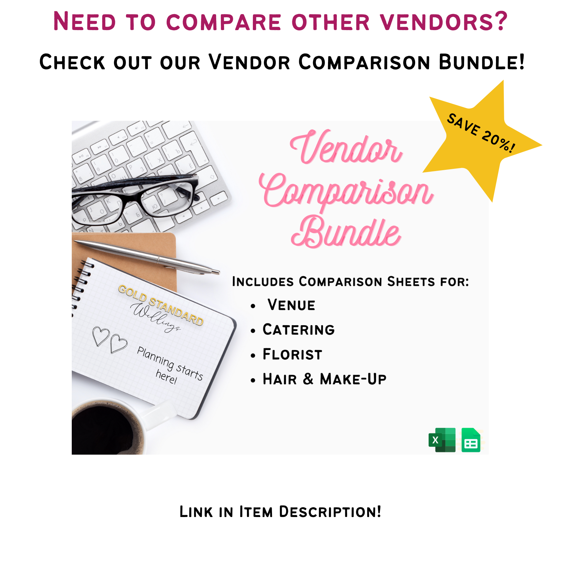 vendor comparison bundle promo