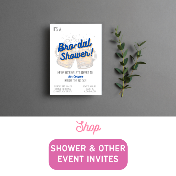 wedding event invites